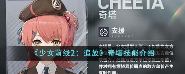 少女前线2追放奇塔技能是什么 奇塔技能介绍