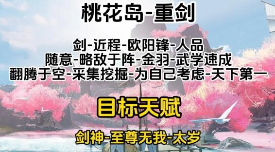 《射雕》手游全门派职业天赋怎么搭配